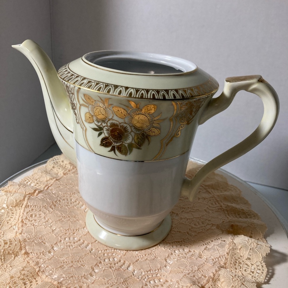Ransom China 1940s vintage teapot